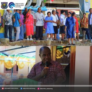 Bupati Sorong Hadiri Syukuran Rumah Dinas Ketua BPK Raja Ampat Tengah di Pulau Doom