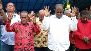 Bupati Sorong Hadiri Ibadah Syukur HUT Pekabaran Injil ke-78 di Asbaken