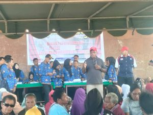 Bupati Sorong Launching Bansos PKH, BPNT/Sembako, dan Stimulus Ekonomi di Pasar Induk Aimas
