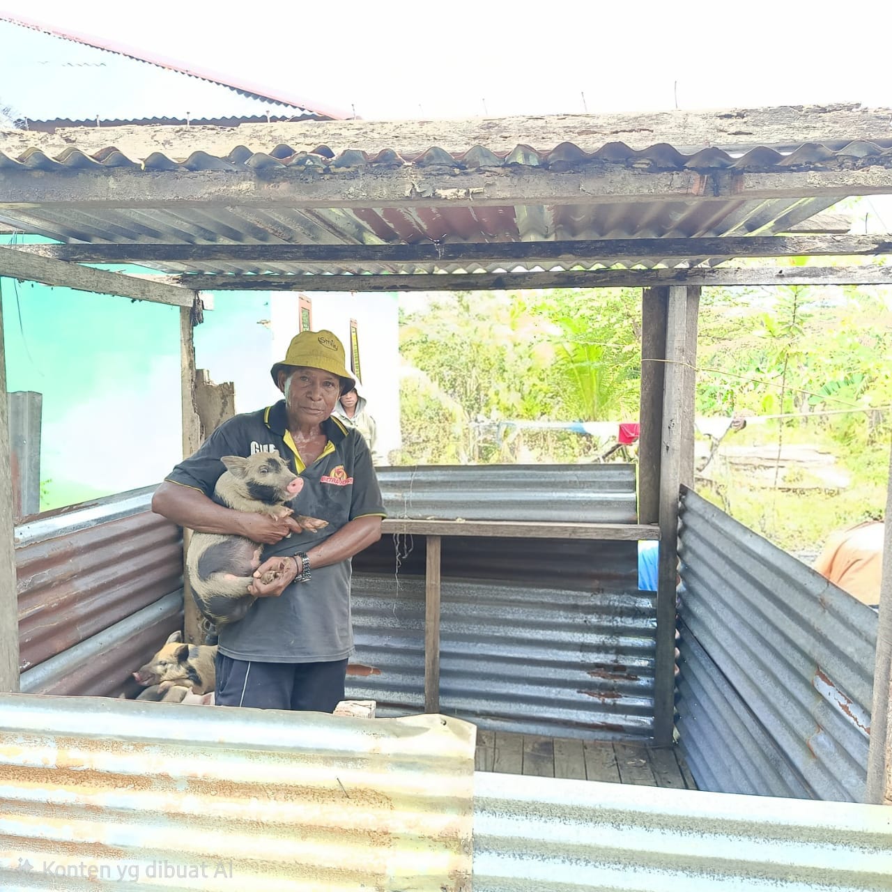 Bukti Cinta Presiden Prabowo untuk Papua Bantuan Ternak Babi Sehat Tiba di Kampung Malagai Sorong