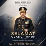 Wakapolda Papua Barat Daya Ucapkan Selamat Ulang Tahun kepada Kapolri Jenderal Listyo Sigit Prabowo