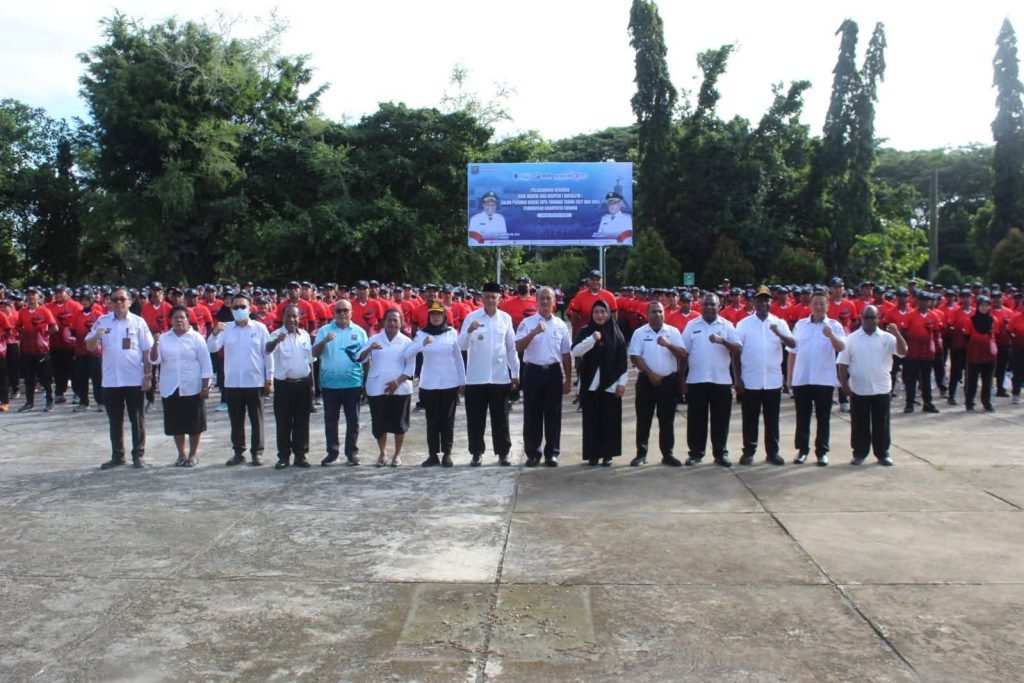 Gembleng CPNS Jadi ASN Tangguh, Pemkab Sorong Gelar Bintalpin untuk Formasi 2021 dan 2024