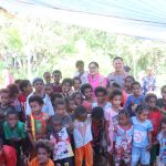 Sambut Hari Bhayangkara ke-80, Polresta Sorong Kota Gelar Program Tokok Sagu Bersama Masyarakat Kokoda