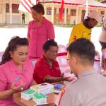 Polda Papua Barat Daya Gelar Bakti Kesehatan, 150 Warga Ikuti Pemeriksaan Gratis dan 100 Personel Donorkan Darah