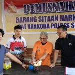 Polres Sorong Musnahkan 30,97 Gram Ganja, Tegaskan Komitmen Perangi Narkoba