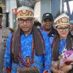 Kapolda Papua Barat Daya Brigjen Pol. Audie Sonny Latuheru, S.I.K., M.Han. Disambut Meriah Saat Tiba di Bumi Kasuari