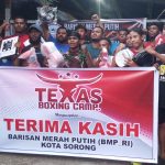 Sasana Texas Boxing Camp Terima Bantuan Peralatan Tinju dari BMP RI Kota Sorong, Dukung Pembinaan Atlet dan Anak Jalanan