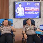 Semarak HUT Lalu Lintas ke-71, Ditlantas Polda Papua Barat Daya Gelar Bakti Kesehatan Donor Darah