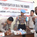Polda Papua Barat Daya Musnahkan 22,86 Gram Sabu