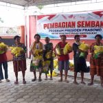 Wujud Kepedulian Presiden Prabowo Melalui Program Bantuan Sembako Kepada Mama-Mama Kelurahan Aimas